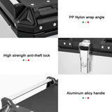 Motorcycle Top Box-LGP X Type-45L Silver Premium