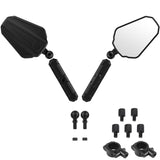 Double adventure 2.0 360 degree rotatable Side Mirror Adv (UNIVERSAL) compatible for all motorcycles  - Ideal for Road and Off Road Bikes