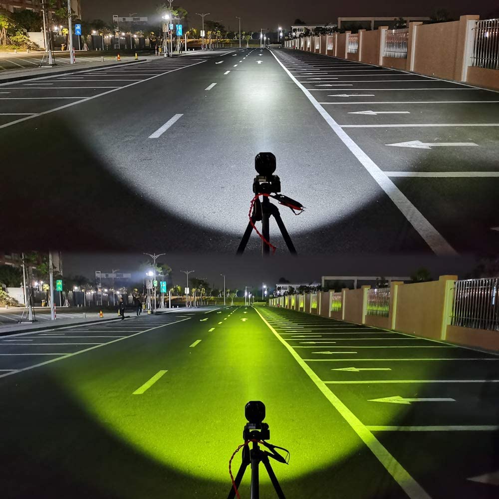 LIU HJG 60W Cree spread and spot Fog light (Set of 2) with yellow filter cap - ( ORIGINAL)