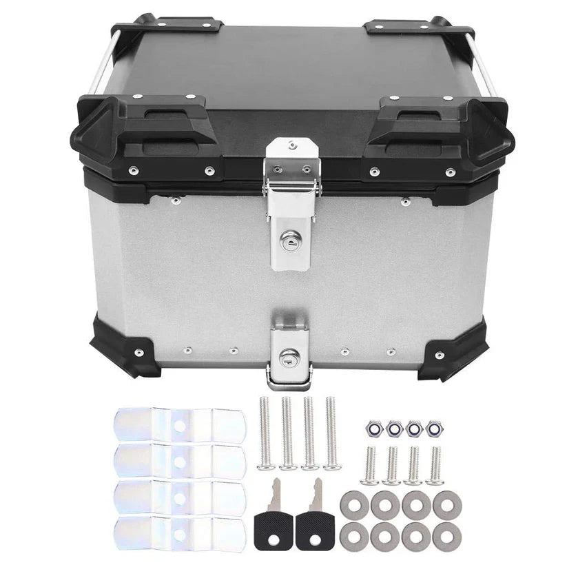 Motorcycle Top Box-LGP X Type-45L Silver Premium