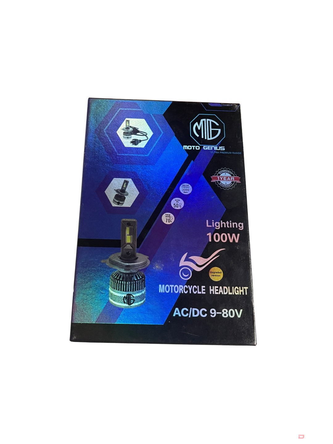MOTO GENIUS H/L BULB 100W