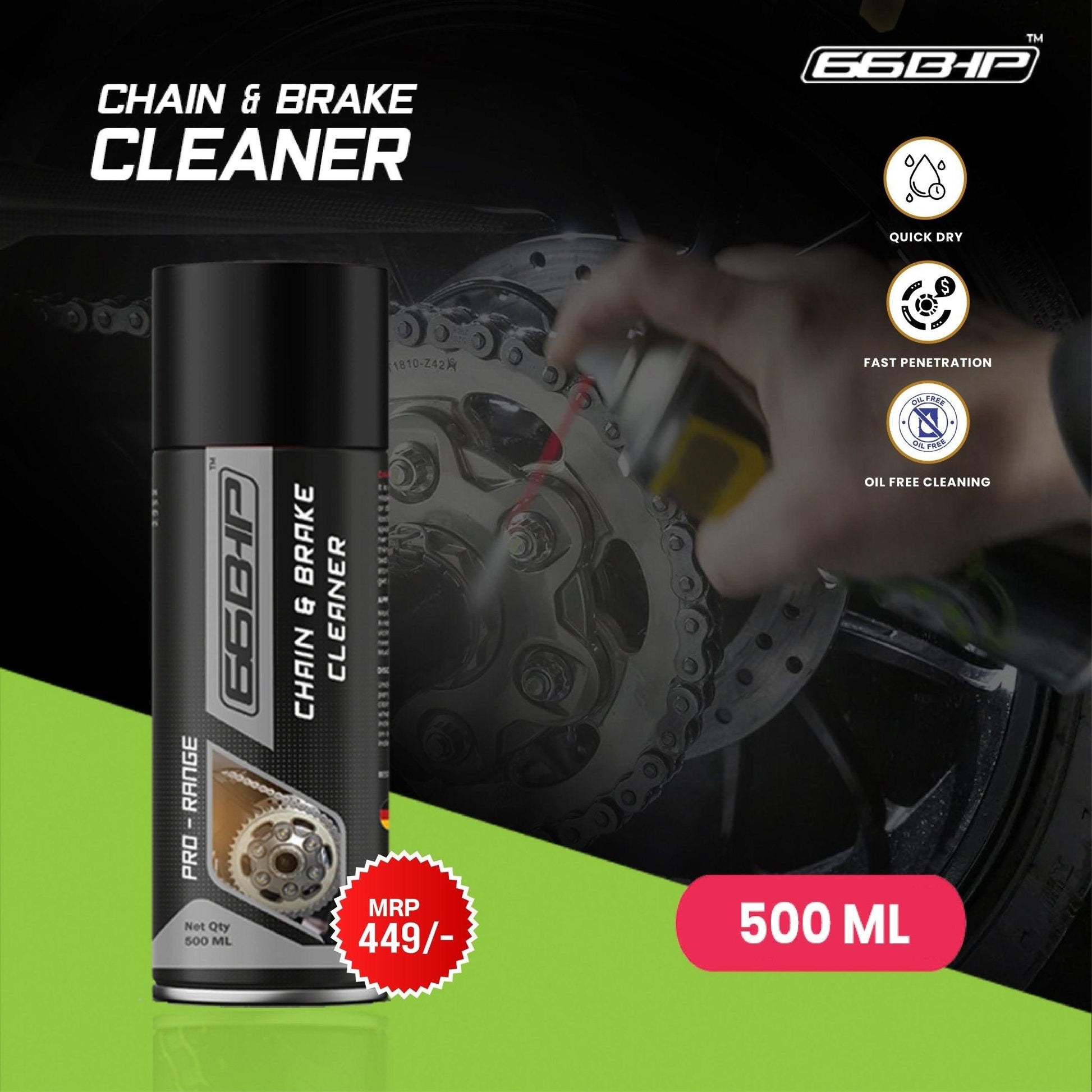 66 BHP Heavy duty chain cleaner (500 ml) - Moto Modz
