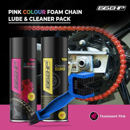 66Bhp Pink Chain Lube Set ( 150 ml) - Moto Modz
