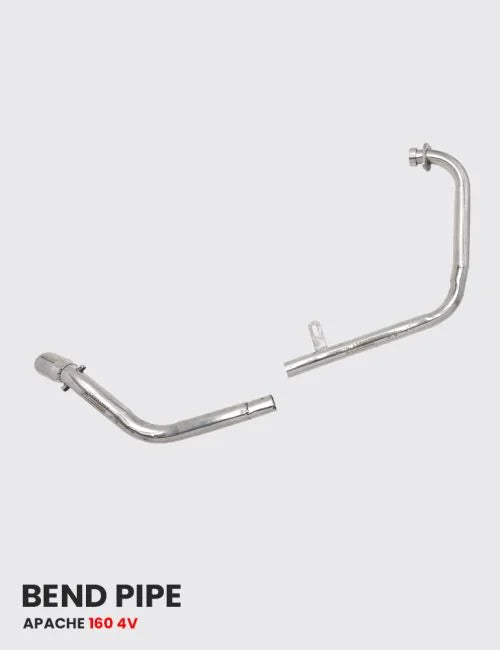 Apache RTR160 / 200 4v Exhaust System Pipe Stainless Steel ( only bend pipe ) - SB 544
