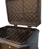 TAANC Nomad Atlas Top Box – Stealth Black | 45L Aluminium MC Motorcycle Touring Storage Box