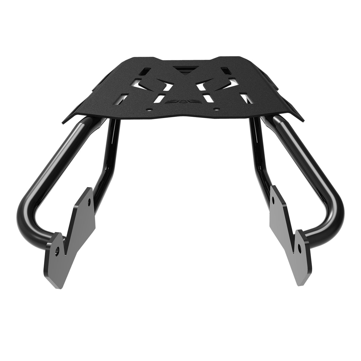 Extended Top Rack with Plate for KTM DUKE 200 Gen 2 - Black