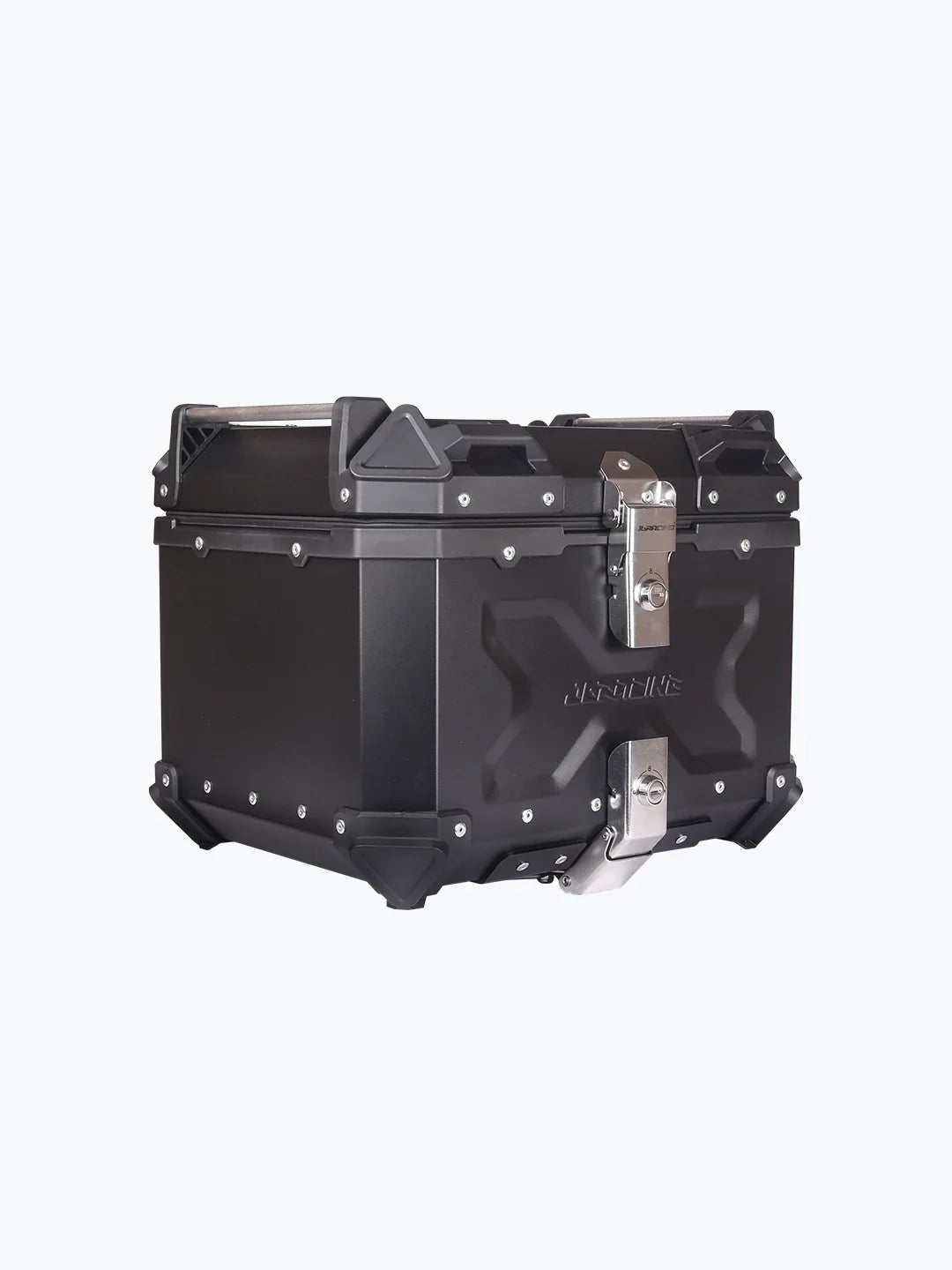 TOP BOX ( CASE) 45LTRS BLACK PREMIUM  BY JB RACING - UNIVERSAL