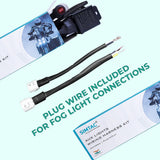 SIMTAC AUXILIARY LIGHTS DUAL COLOR WIRING HARNESS KIT | FOR BIKE &amp; CARS | FLH-2W ( WITHOUT FLASHING )