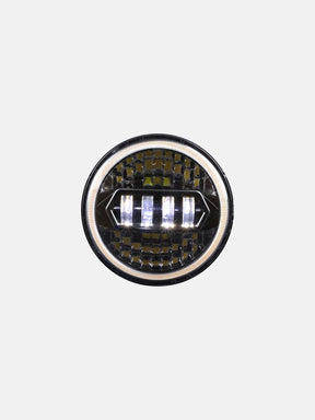 7 Inch HJG Morsun Diamond Headlight 45W - Moto Modz