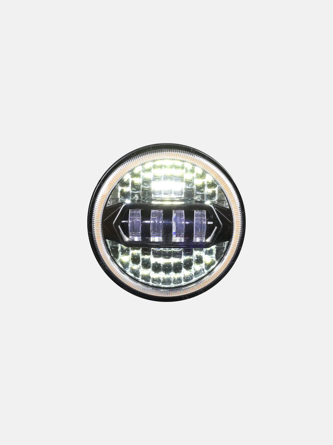 7 Inch HJG Morsun Diamond Headlight 45W - Moto Modz