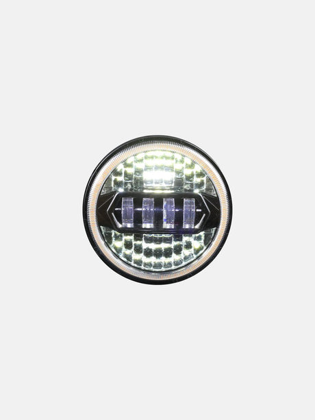 7 Inch HJG Morsun Diamond Headlight 45W - Moto Modz