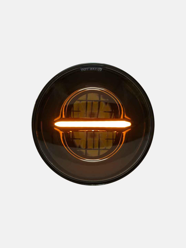 7 Inch LED Headlight With Centre Park Light - Moto Modz