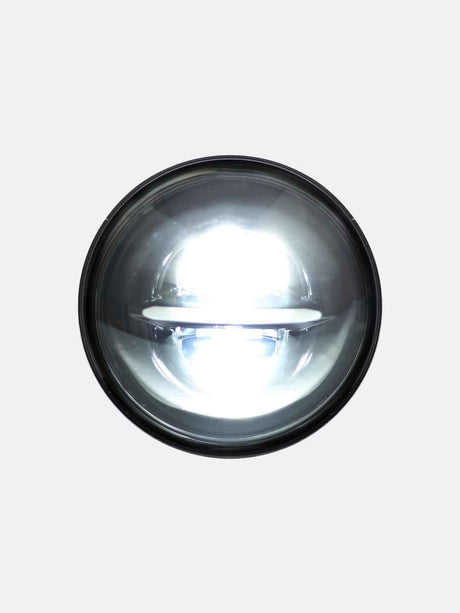 7 Inch LED Headlight With Centre Park Light - Moto Modz