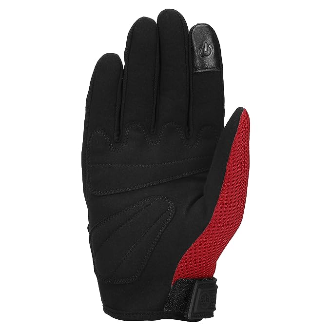 Royal Enfield Rambler V2 Riding Gloves (Red Black)