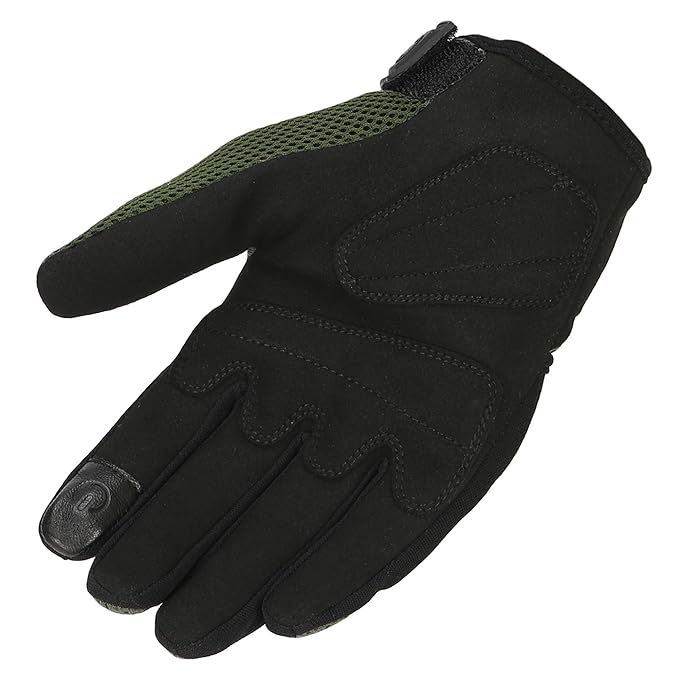 Royal Enfield Rambler V2 Riding Gloves Olive & Black