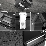 ADVENTURE TOP BOX FOR HIMALAYAN 411/450 ( CASE) 45LTRS BLACK PREMIUM  BY LGP - UNIVERSAL