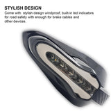 Universal Motorcycle Handguards With Yellow Running LED and Blue COB Light for All Bikes - LIUHJG