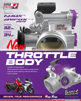 UMA RACING THROTTLE BODY AEROX 155 ( 02TB0017 32MM )