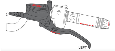 RCB E2 SERIES MASTER BRAKE PUMP LH 14MM 01BP004B