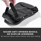 Motorcycle Honeycomb Gel Seat Cushion - Universal Fit & Breathable Design - Pillion