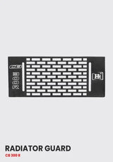 Radiator Guard FOR CB 300 R BLACK MATT – RD 733 HT EXHAUST