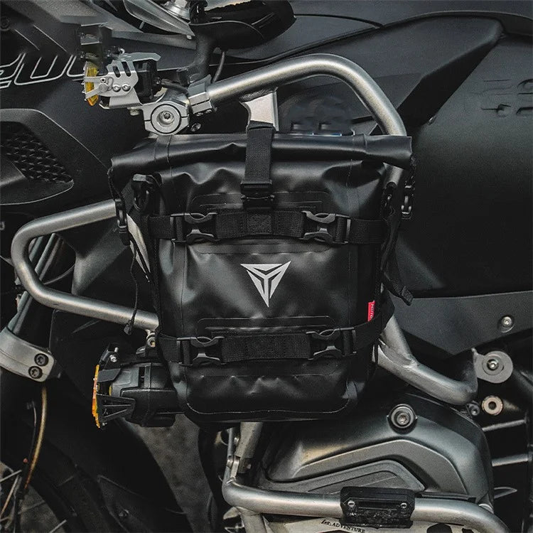 MOTOWOLF | Bumper bag | Bike Side Bag | Crash Guard Bag | 8L | Dirt Proof | Abrasion Resistant | Fully Waterproof | Quick Disassemble |  Multifunction | Large Capacity Bag - BLACK