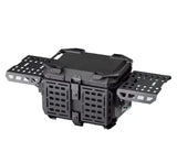 LGP 45 litres | armoured aluminium alloy top box | Waterproof | BLACK ( fits all motorcycles )