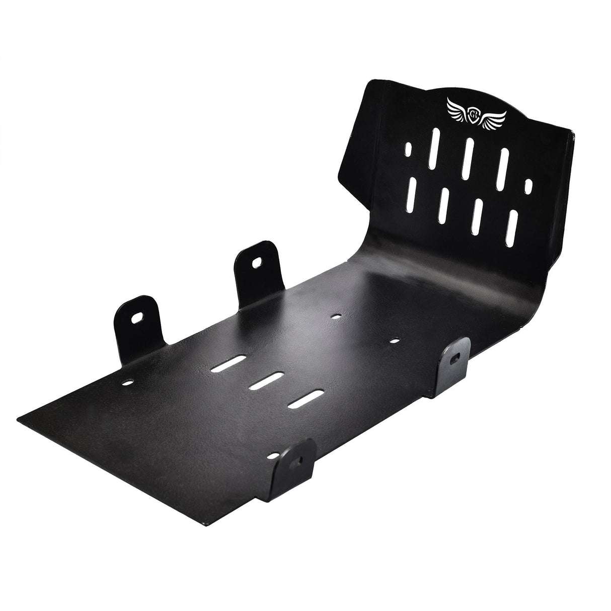 ALUMINIUM SUMPGUARD - Black for Royal Enfield - SCRAM 411