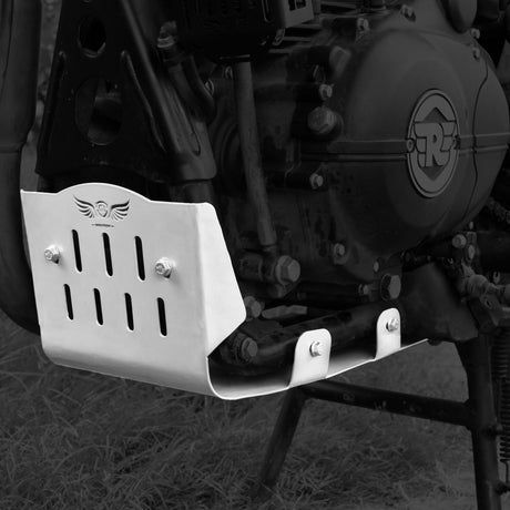 ALUMINIUM SUMPGUARD - Silver for Royal Enfield - SCRAM 411