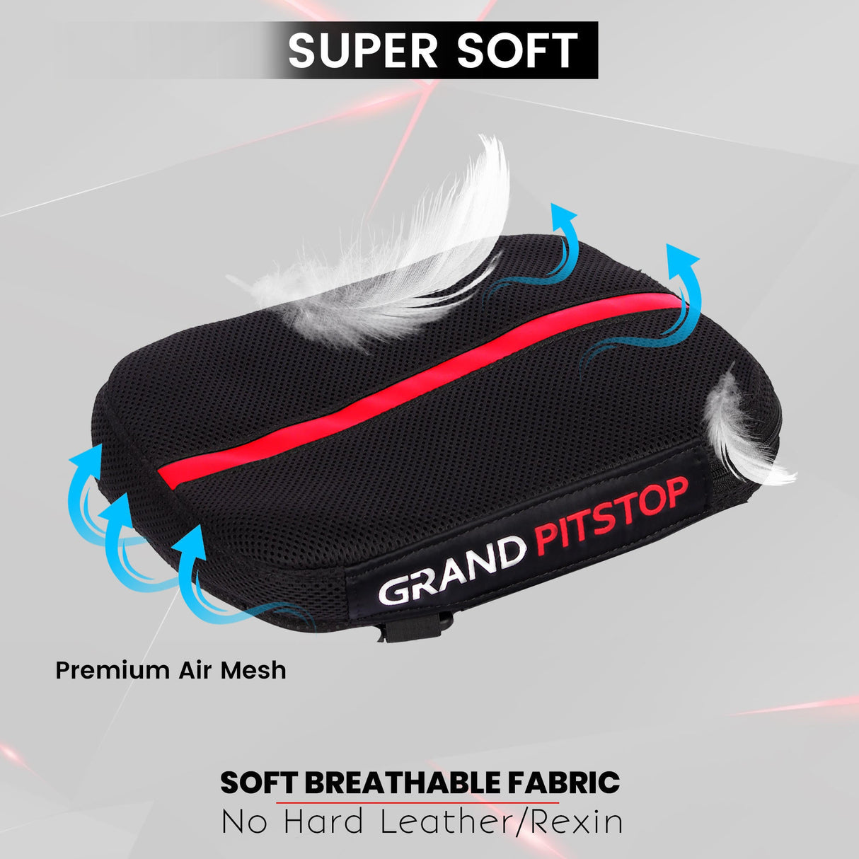 Air Comfy Seat Cushion for Medical, Offices, Home, Motorcycle and Car Lumbar Support - Pillion Premium