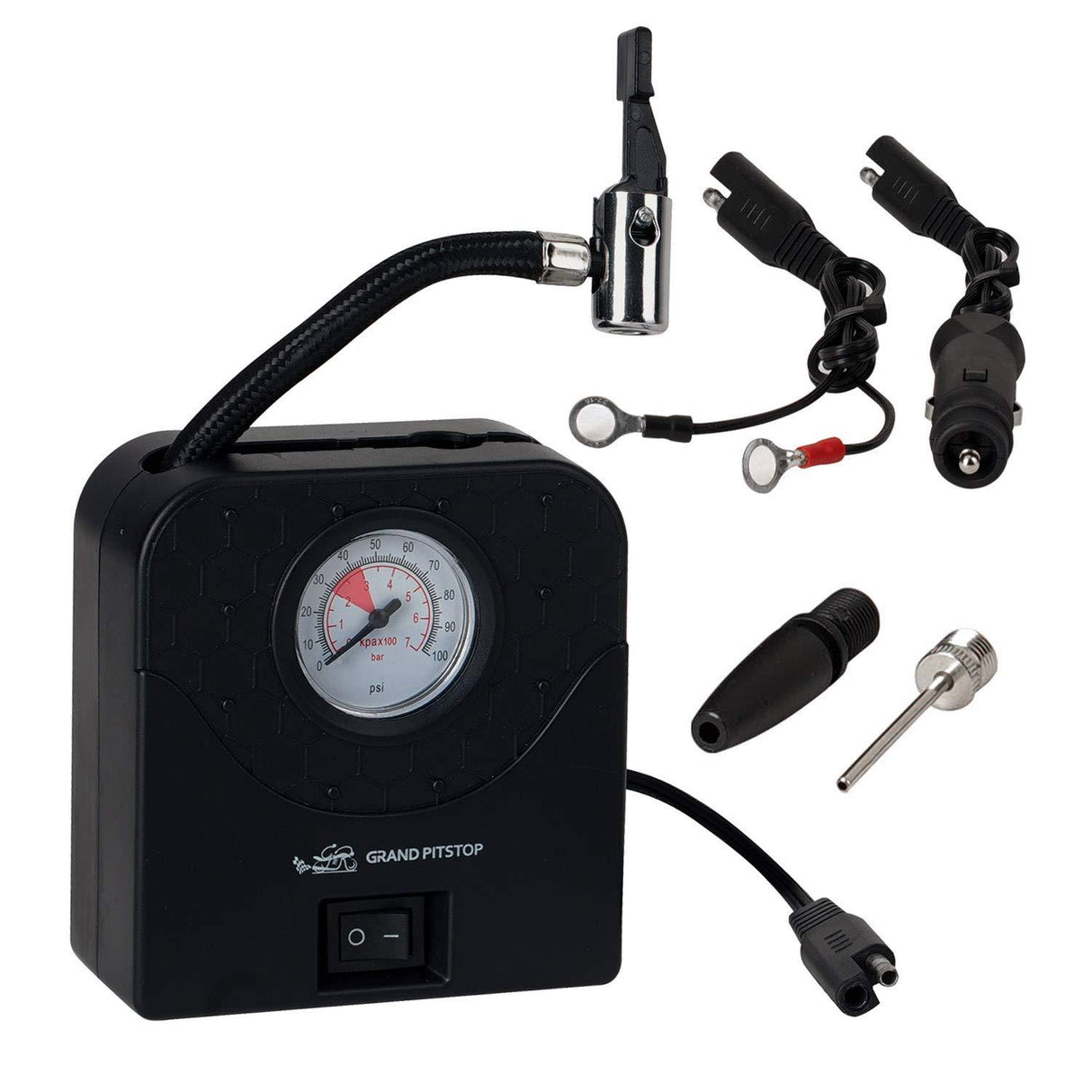 Combo - Air Seat for Medical, Offices, Home, Motorcycle and Car Lumbar Support & Inflator