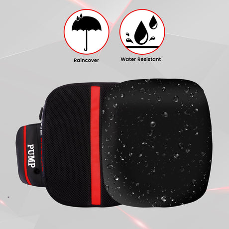 Air Comfy Seat Cushion for Medical, Offices, Home, Motorcycle and Car Lumbar Support - Pillion Premium with Pump