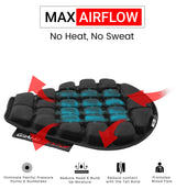 Air Bubble Airseat for Medical, Offices, Home, Motorcycle and Car Lumbar Support - Cruiser