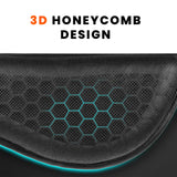 Motorcycle Honeycomb Gel Air Seat Cushion for Medical, Offices, Home, Motorcycle and Car Lumbar Support - Universal Fit & Breathable Design