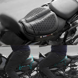 Motorcycle Honeycomb Gel Air Seat Cushion for Medical, Offices, Home, Motorcycle and Car Lumbar Support - Universal Fit & Breathable Design