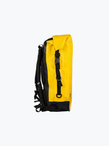 MOTOWOLF MDL0714 30L Motorcycle Cycling Backpack Waterproof PVC Large Shoulders Bag with External Elastic Net Pocket - Yellow