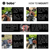 BOBO BM1 PRO Bike Phone Holder with USB 3.0 Charger & SAE Connector