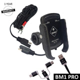 BOBO BM1 PRO Bike Phone Holder with USB 3.0 Charger & SAE Connector