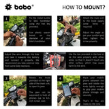 BOBO BM1 Bike Phone Mount with USB 3.0 Fast charger