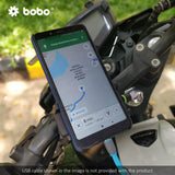 BOBO BM2 Aluminium Bike Phone Holder with 2.5A USB charger