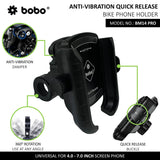 BOBO BM14 PRO Quick Release with Vibration Controller Enhanced BM4 PRO Bike / Cycle Phone Holder Motorcycle Mobile Mount