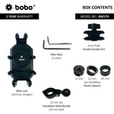 BOBO BM17H (or BM17M) PRO Handlebar (or Mirror) Anti-Vibration Bike / Cycle Phone Holder Motorcycle Mobile Mount