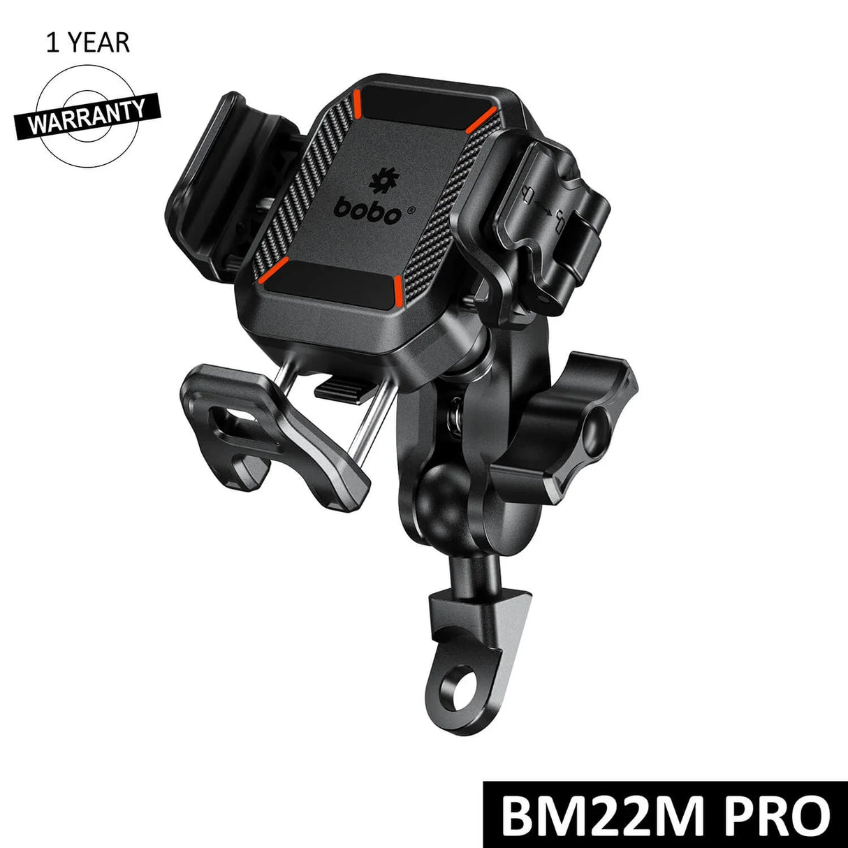 BOBO BM22H/M PRO Anti-Theft Bike Phone Holder with Anti-Vibration and Quick Release