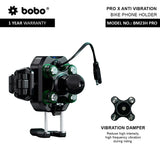 BOBO BM23H/M PRO Bike Phone Holder with Wireless & 36W USB-C Charging and Anti Vibration