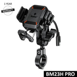 BOBO BM23H/M PRO Bike Phone Holder with Wireless & 36W USB-C Charging and Anti Vibration