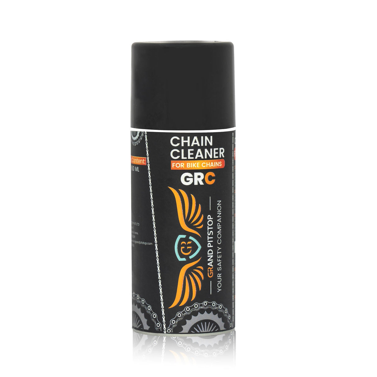 Combo of Chain Cleaning Brush & GR Chain Cleaner-160ml & GR Chain Lube-160ml & Non-Dismantable Universal Paddock Stand-Orange