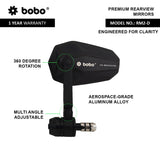 BOBO RM2-D Anti-Glare, Anti-Fog Bike Bar End Mirror