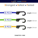 Bungee Cord - Set Of 18 - Mix