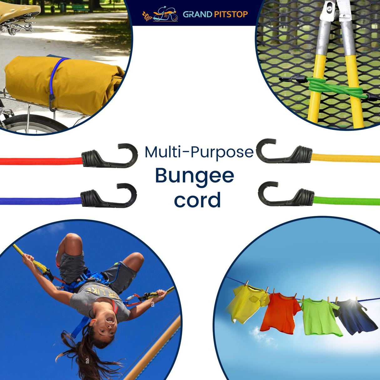Bungee Cord - Set Of 18 - Mix