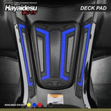 YAMAHA AEROX ACCESSORIES INDIA YAMAHA AEROX DECK PAD TANK GRIP ( BLUE )